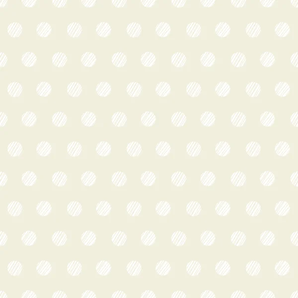 Vintage polka dots set van vier naadloze patronen — Stockvector