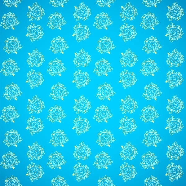 Fondo abstracto floral vintage sin costuras — Vector de stock