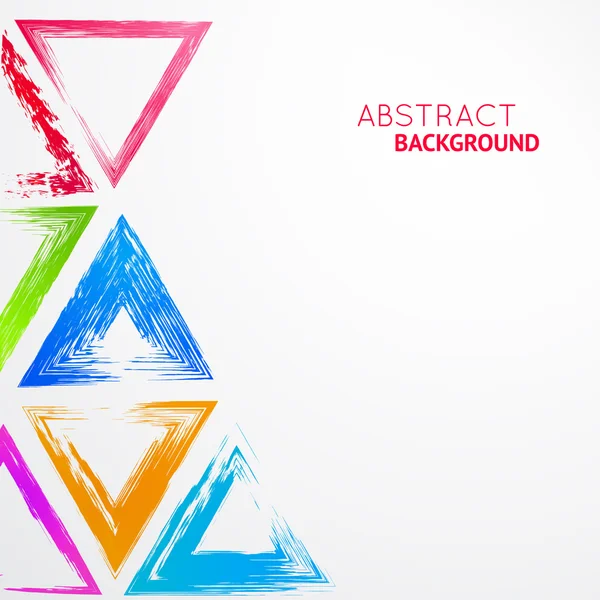 Fondo triangular abstracto — Vector de stock