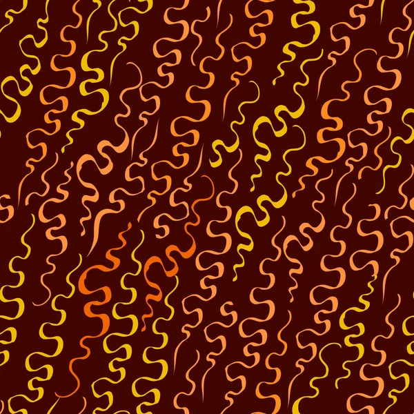 Шоколадний каракулі безшовний візерунок, як мереживо — стоковий вектор