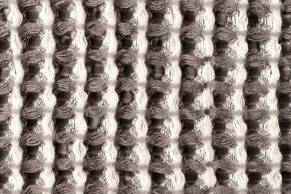 Graues Weiches Handtuch Hintergrund Der Textur — Stockfoto