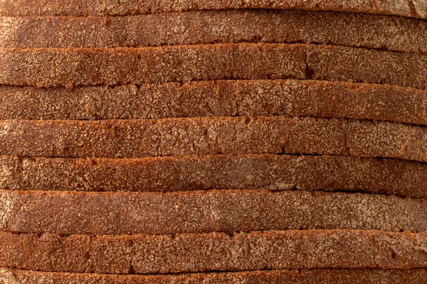 Broodkorst Van Dichtbij Voedselachtergrond — Stockfoto