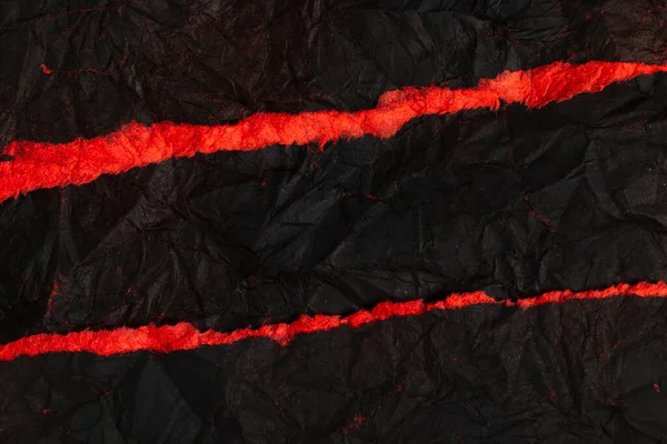 Порванная Черная Красная Бумага Текстурный Фон Стоковая Картинка