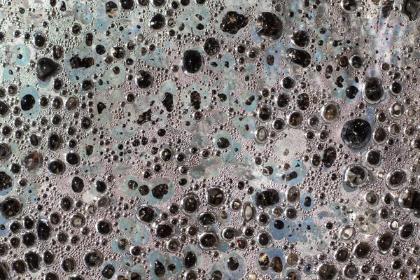 Water Drops Polyethylene Pellicle Evaporation Greenhouse — Foto Stock