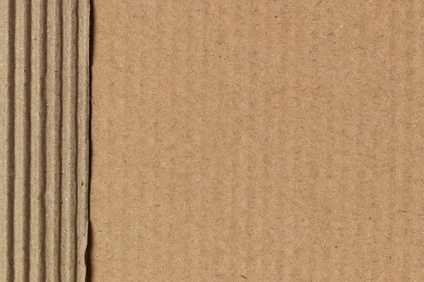 Brown Cardboard Paper Background Full Frame Texture — Stock Photo, Image