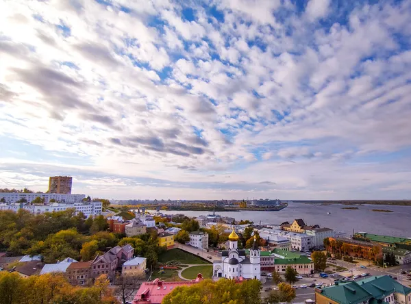 Nizhny Novgorod Panoramik Görüntüsü — Stok fotoğraf