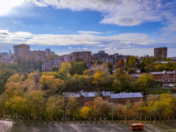 Panoramatický Pohled Nižnij Novgorod Výšky — Stock fotografie