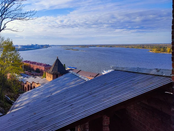 Vista Panorámica Nizhny Novgorod Desde Una Altura —  Fotos de Stock