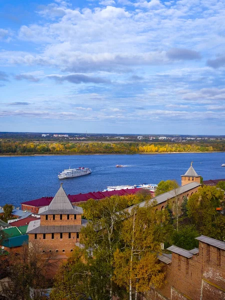 Panoramautsikt Över Nizhny Novgorod Från Höjd — Stockfoto