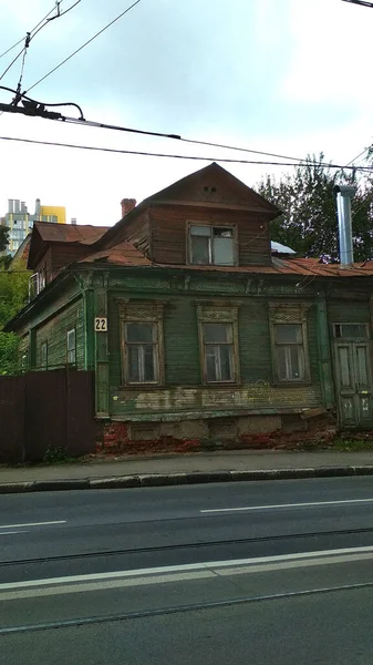 美しい古い木造の家 — ストック写真