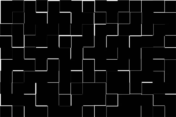 Wit Labyrint Een Zwarte Achtergrond — Stockfoto