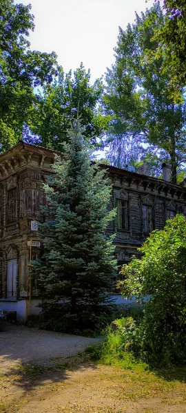 Vieilles Maisons Historiques Nijni Novgorod — Photo