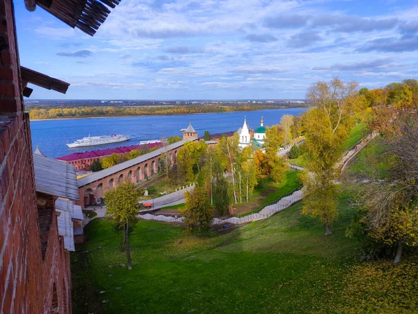 Prachtig Panorama Van Stad Nizjni Novgorod — Stockfoto