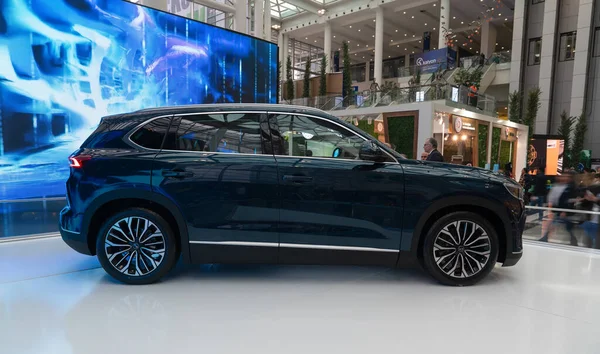 Ankara, Türkiye - 31 Mart: Ankara ECO İklim Zirvesinde TOGG arabası yeşil otomobil olarak kullanıldı. Türkiye Otomobil Girişim Grubu, kısaca TOGG, Türkiye merkezli otomobil üreticisi firma..