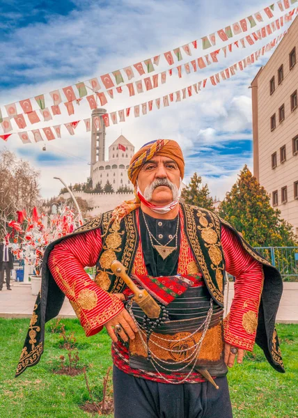 Ankara Türkei März 2021 Mutiger Mann Zentralanatoliens Sie Heißen Seymen — Stockfoto