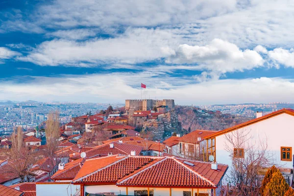 Замок Анкара Является Популярной Туристической Достопримечательностью Анкара Турция — стоковое фото