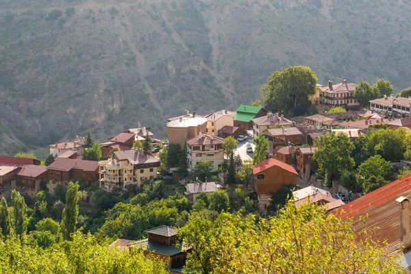 Aerial Landscape View Kemaliye Town Valley Kemaliye Egin Erzincan Turkey — Stock Photo, Image