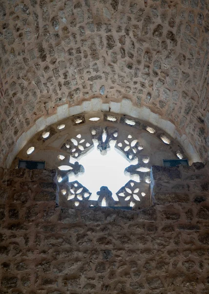 Kreuzförmiges Kirchenfenster Der Pierre Kirche Der Antiken Stadt Antiochia Antakya — Stockfoto