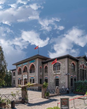 Ankara / Türkiye-22 Ağustos 2020: Türkiye Büyük Millet Meclisi 'nin Ankara' daki ilk binası