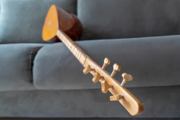 Instrumento Básico Música Popular Turca Baglama Saz — Fotografia de Stock