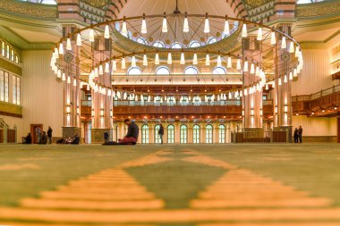 Ankara / Türkiye - 29 Şubat 2020: Millet Camii İçişleri)
