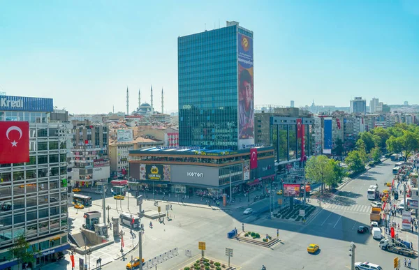 Анкара Турция Августа 2019 Года Кизилайская Площадь Небоскреб Столица Турции — стоковое фото