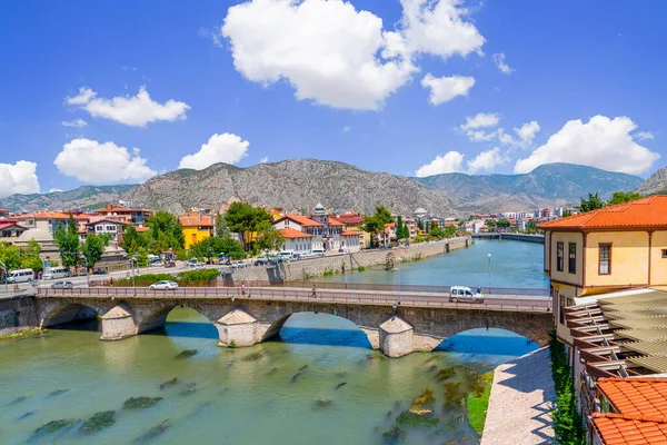 Amasya Türkei August 2019 Blick Auf Die Stadt Amasya Schöne — Stockfoto