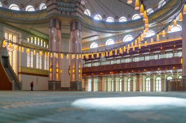 Ankara / Türkiye - 17 Şubat 2019 Millet Camii İçişleri)