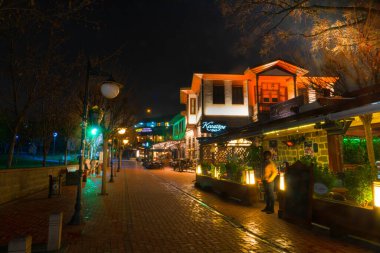 Ankara / Türkiye-23 Şubat 2019: Eski Türk Evleri ile popüler olan Hamamonu ilçesi