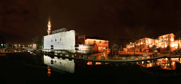 Ankara Turcja Marzec 2019 Meczet Haci Bayram Nocy — Zdjęcie stockowe