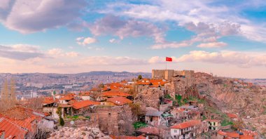 Ankara, Ankara, Türkiye Kalesi manzarası