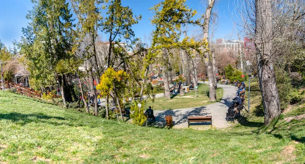 Ankara Turkey March 2019 People Enjoying Kugulu Park Which Popular — Stock Photo, Image