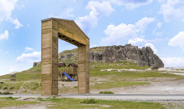 Ihsaniye Afyonkarahisar Türkei Juni 2019 Eingang Zum Naturpark Des Phrygiatals — Stockfoto