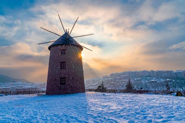 Windmill Altinkoy Acik Hava Muzesi Ankara Turkey — Stock Photo, Image