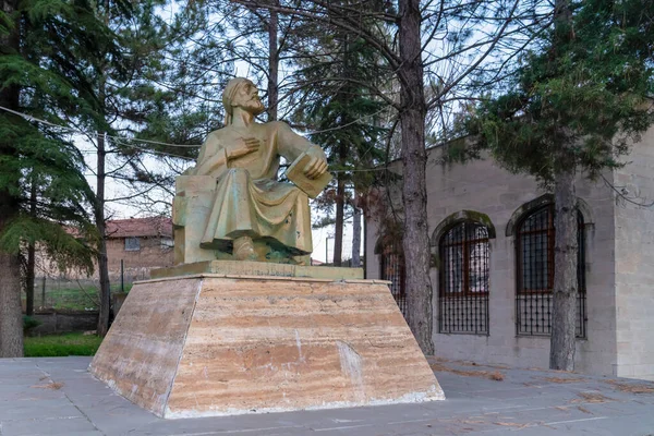 Eskisehir Turchia Dicembre 2018 Yunus Emre Museum Yunus Emre Statua — Foto Stock