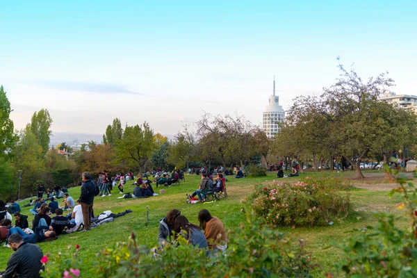 Ankara / Türkiye - 13 Ekim 2018: Segmenler Parkı ile Ankara Peyzajı
