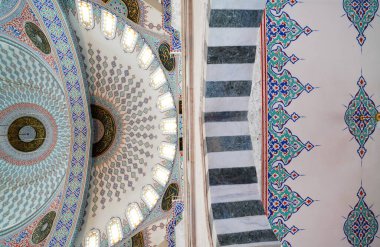 Ankara / Türkiye - 2 Haziran 2018: Kocatepe Camii İçişleri