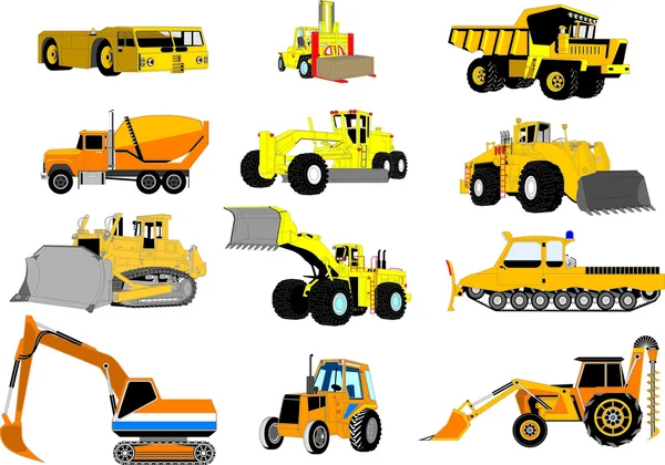 Tracteurs — Image vectorielle