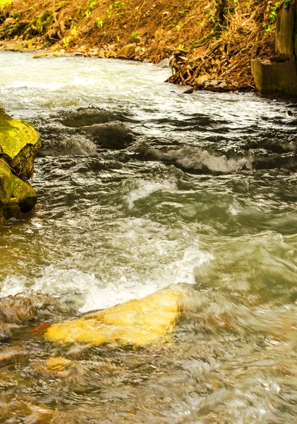 小さな山の川 — ストック写真