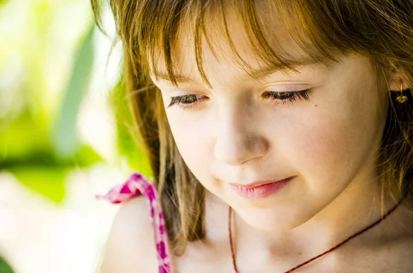 Portrait of little girl — Stock Photo, Image