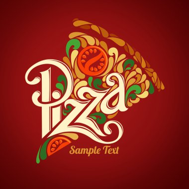 Pizza tasarım şablonu