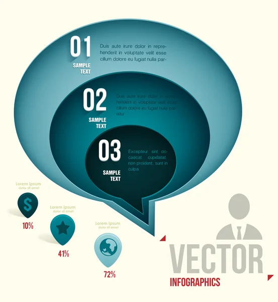 Modelo de design moderno . — Vetor de Stock