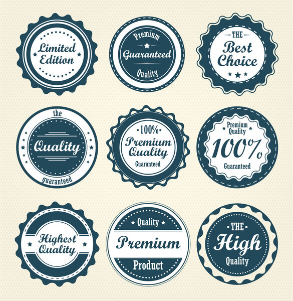 Collection of labels.