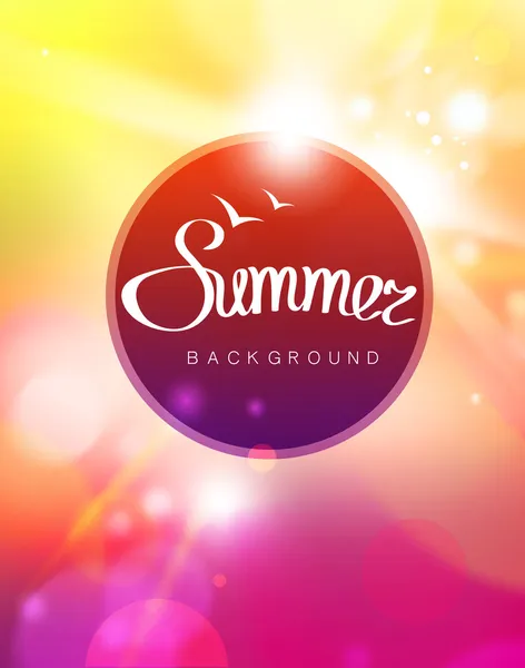 Vector summer background — Stock Vector