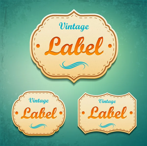 Vintage labels. — Stock Vector