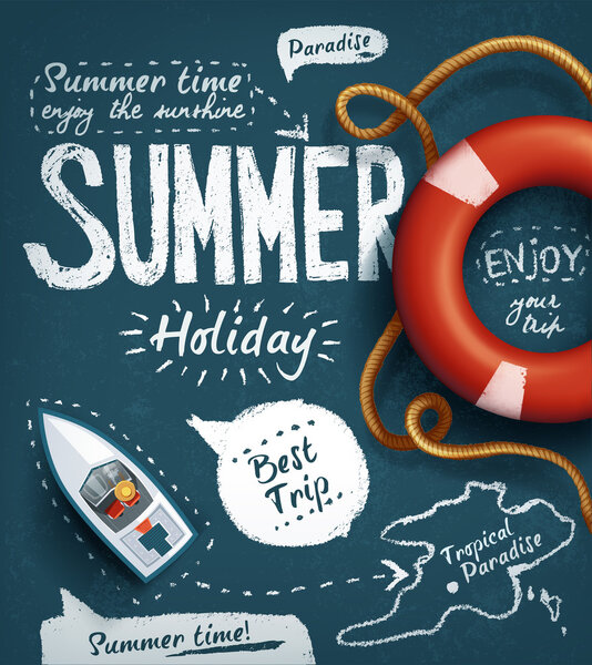 Summer creative design template