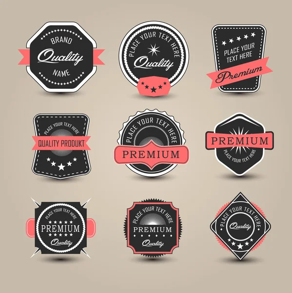 Badges collection — Stock Vector