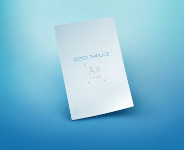 a4 mockup vektör