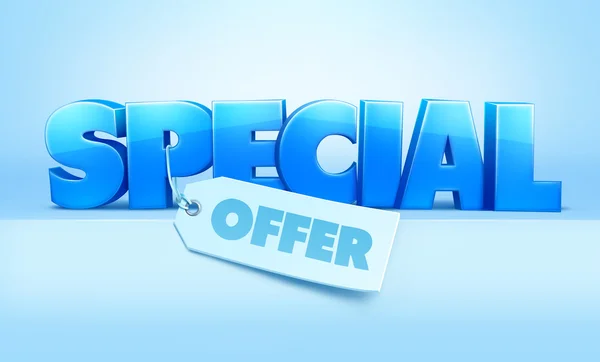 Oferta Specjalna tekst. — Wektor stockowy