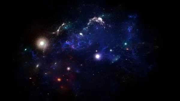 Научная Фантастика Обои Красота Глубокого Космоса Красочная Графика Фона Водные — стоковое фото